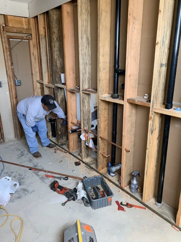 Commercial rough-in plumbing for Water Heater Replacement in Powder Springs Chase